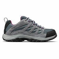 Women's Trail Hiking Shoes Vibram Sole Gray/Blue Size 10 Eddie Bauer  6029-236