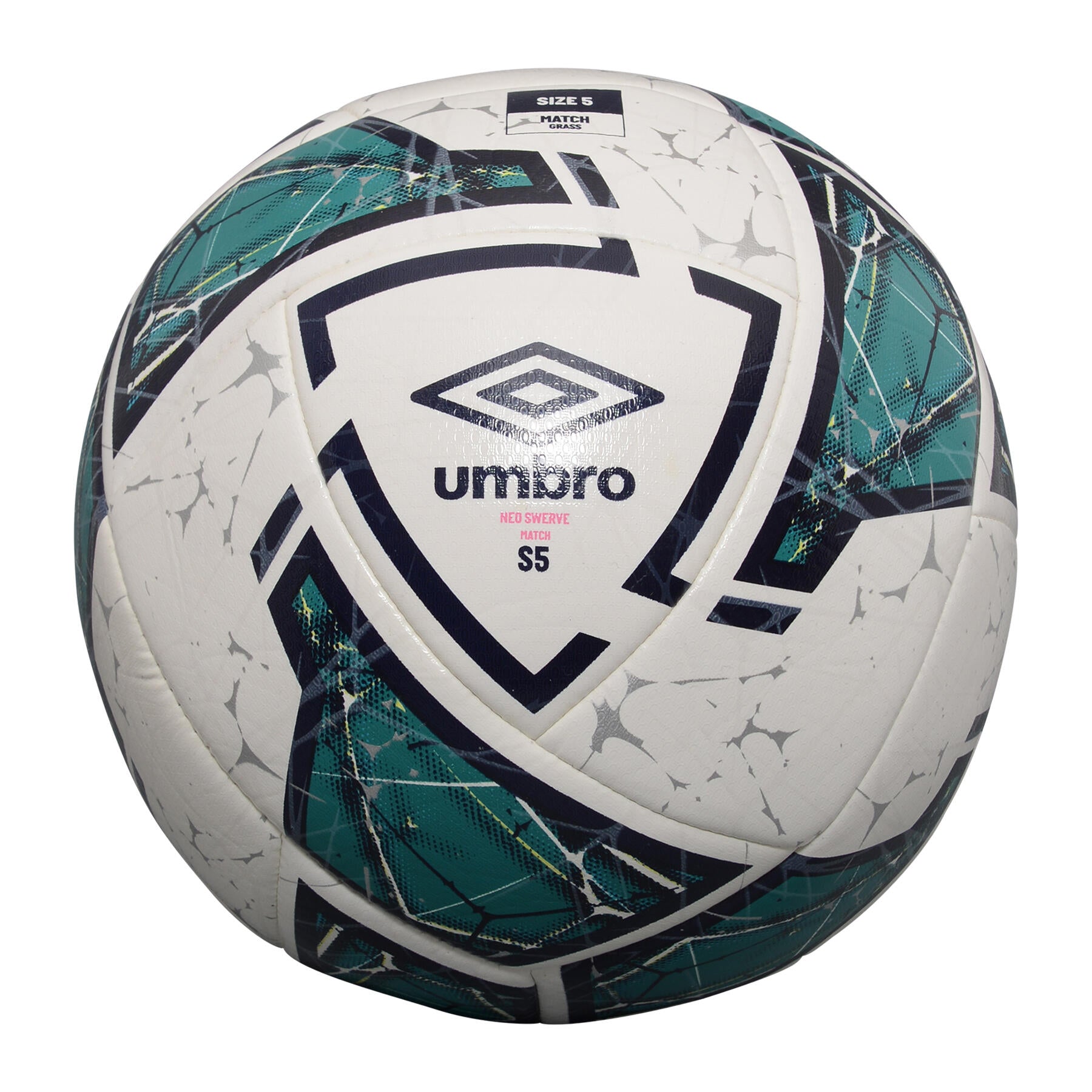 Umbro Neo Swerve Match Soccer Ball - White/Navy/Latigo | Source