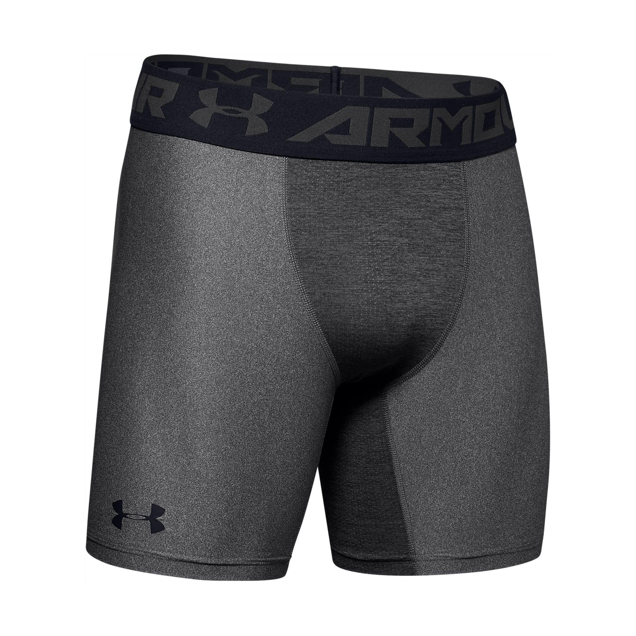 Under Armour HeatGear Compression 2.0 Mens Shorts (White-Graphite)