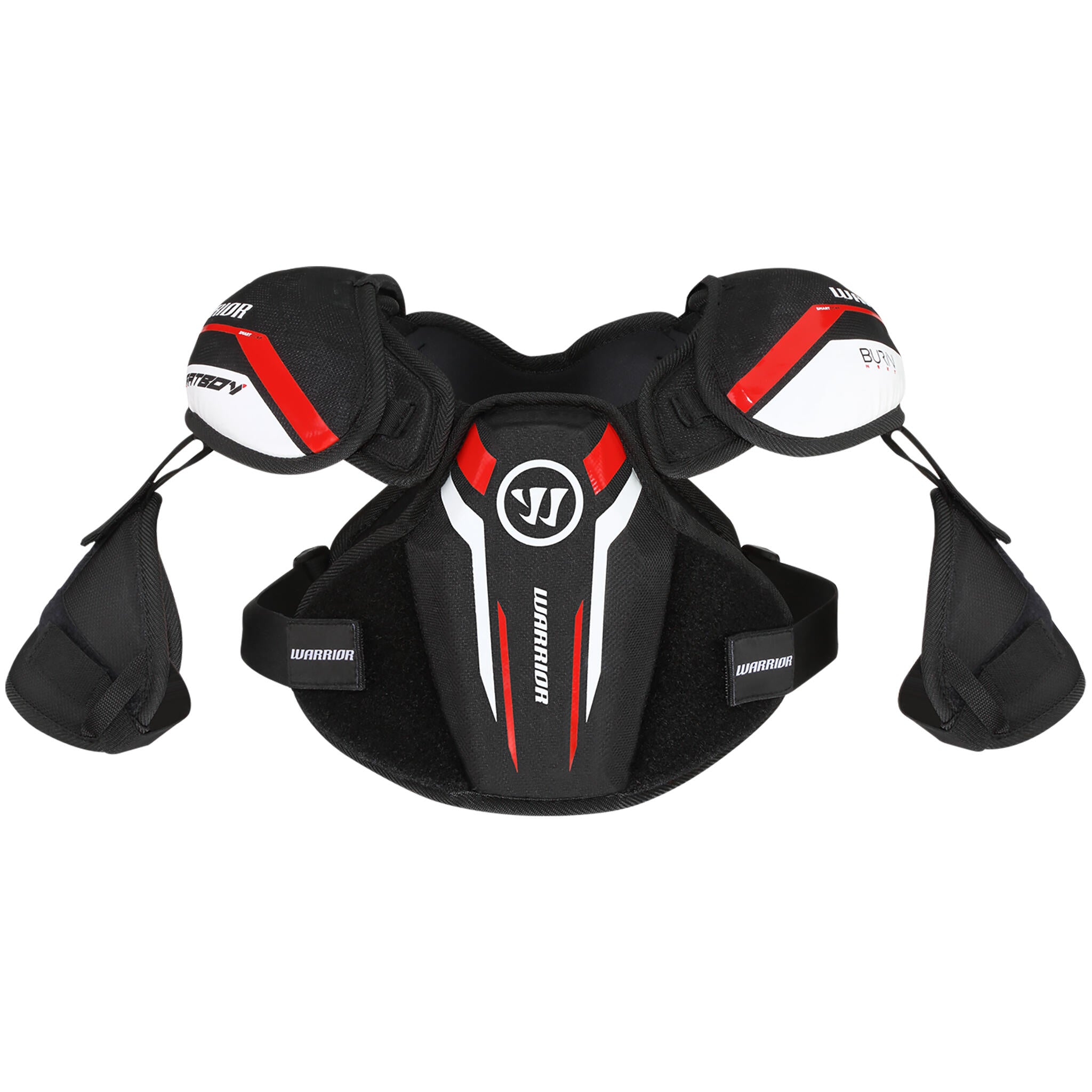 Warrior Fatboy Burn Next Youth Lacrosse Shoulder Pads - Black