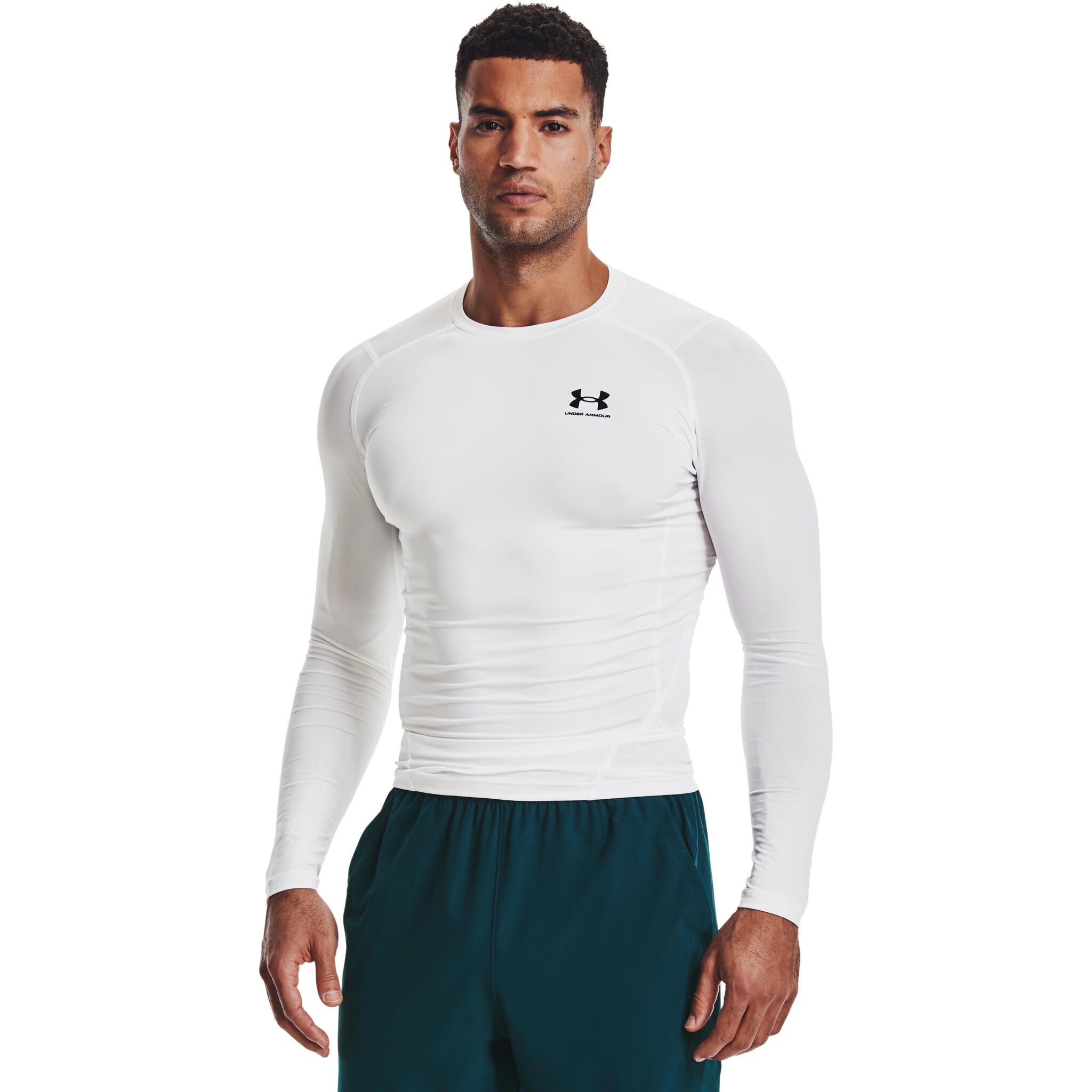 Under Armour Men's Armour HeatGear Compression Long-Sleeve T-Shirt , Mod  Gray (011)/Black, XX-Large : : Clothing, Shoes & Accessories