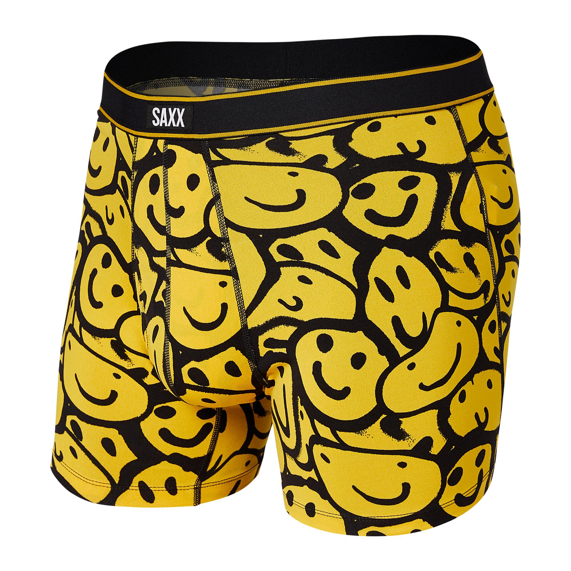 SAXX Daytripper Boxer Brief With Fly - Yellow Smile Melt | Source for Sports