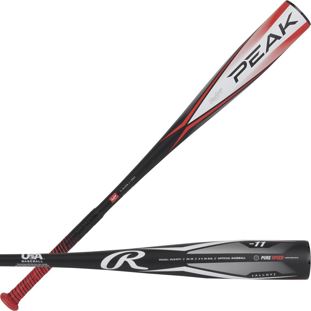 Rawlings 2025 Peak USA Baseball Bat, 11 Source for Sports