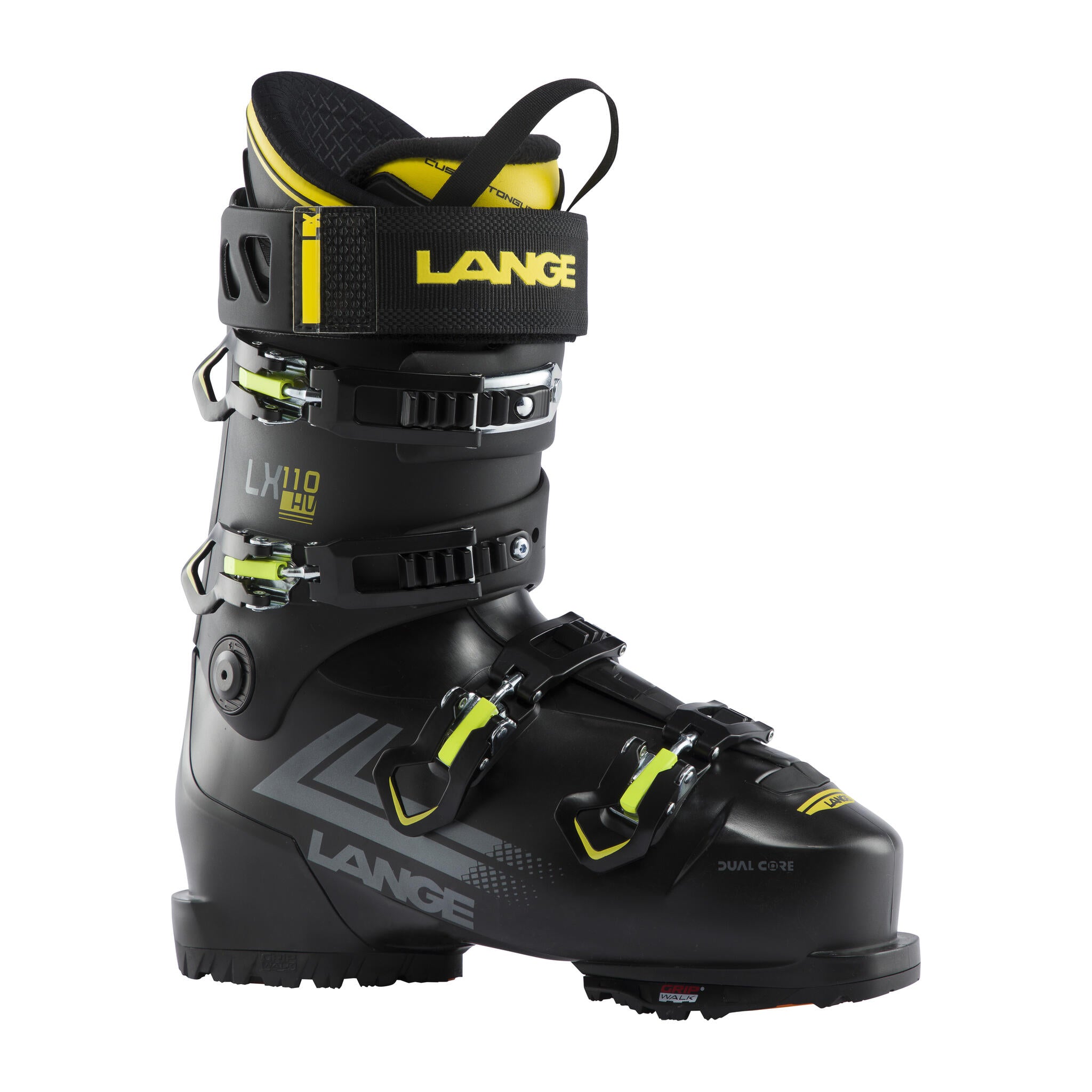 Lange LX 110 HV GW Ski Boots - Black/Yellow | Source for Sports