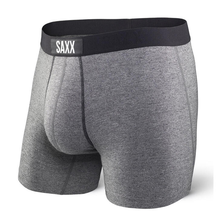 SAXX Platinum Boxer Briefs With Fly - Blackout