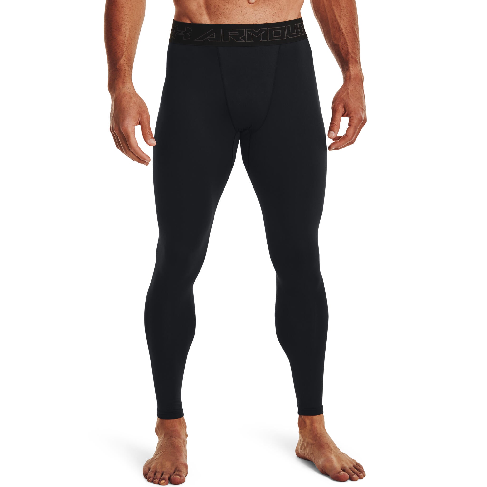 Under Armour ColdGear Compression Legging Charcoal Heather 1320812-019 -  Free Shipping at LASC