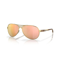 Oakley Feedback Rose Gold Sunglasses - Polished Gold