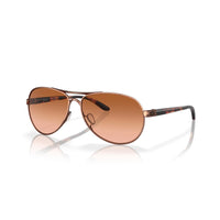 Oakley Feedback VR50 Brown Sunglasses - Rose Gold