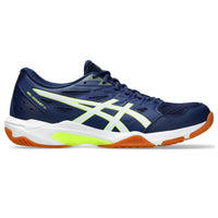 Asics Gel-Rocket 11 Men's Court Shoes- Blue Exp/Sty Yellow