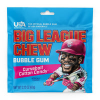 Big League Chew Curveball Cotton Candy Gum - 60G