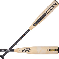 Rawlings Icon 2 5/8" Barrel (-12) Youth Baseball Bat (2025) - USA