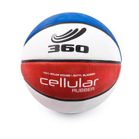 Basket-Ball Cellulaire De 360 - Rouge/Blanc/Bleu - Taille 6