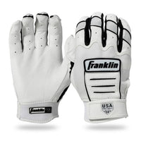 Gants De Frappe De Softball USA CFX Fastpitch De Franklin Pour Femmes - Blanc/Noir