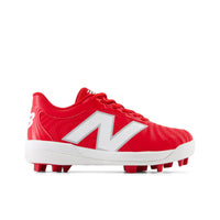 Crampons De Baseball 4040 v7 Rubber-Molded De New Balance Pour Jeunes - Équipe Rouge