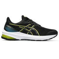 Chaussures De Course Asics GT-1000 12 GS Pour Jeunes - Noir/Jaune Vif