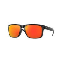 Oakley Holbrook Sunglasses - Prizm Ruby Polarized Lenses and Polished Black Frame