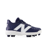 New Balance 4040 v7 Youth Rubber-Molded Baseball Cleats - Wide - Team Navy