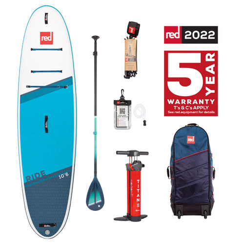 Red Paddle 10'6 Ride MSL Inflatable Paddle Board Package - Cruiser