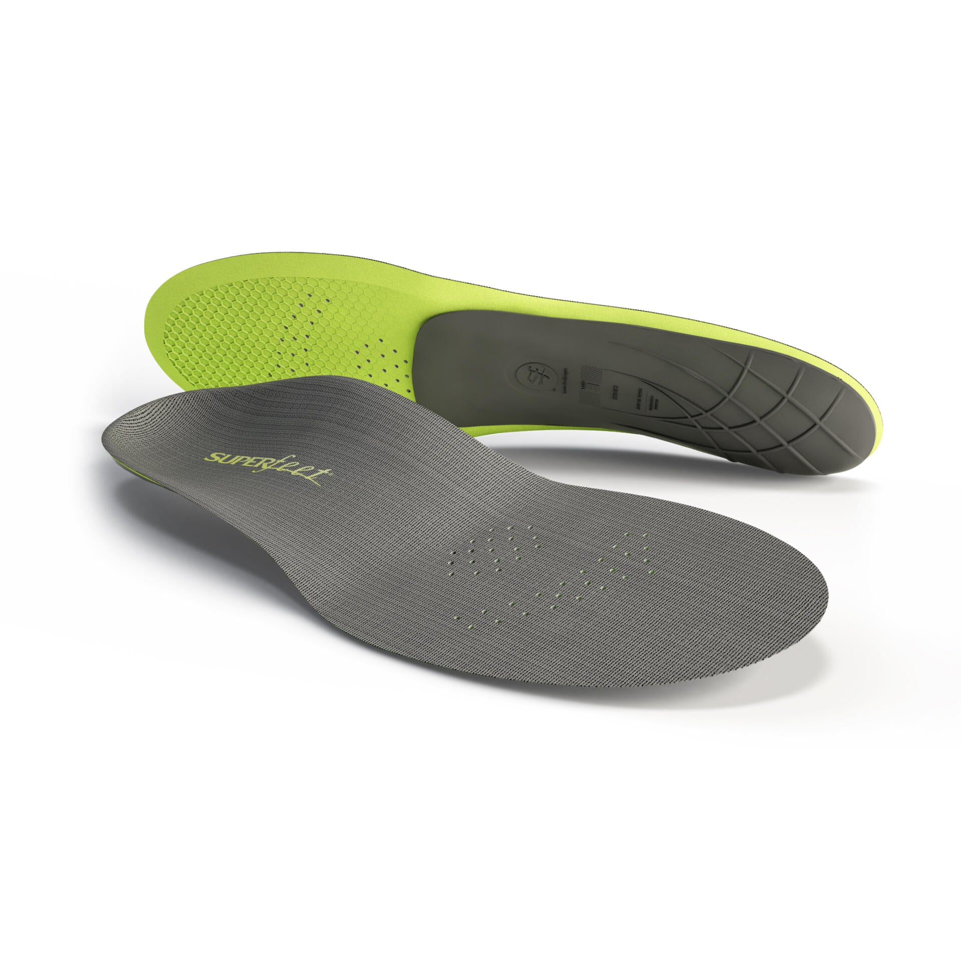 Superfeet Run Support Low Arch (Previously Named CARBON) Insole ...