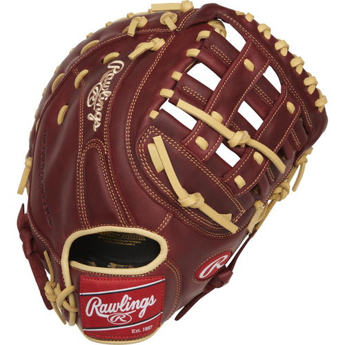 Rawlings Heart of the Hide First Base Mitt Baseball Glove, Black/Brown, 13, Right Hand Thrower