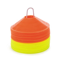 360 Athletics Saucer Cones Prepack 50 (Yellow and Orange) - 7.5"