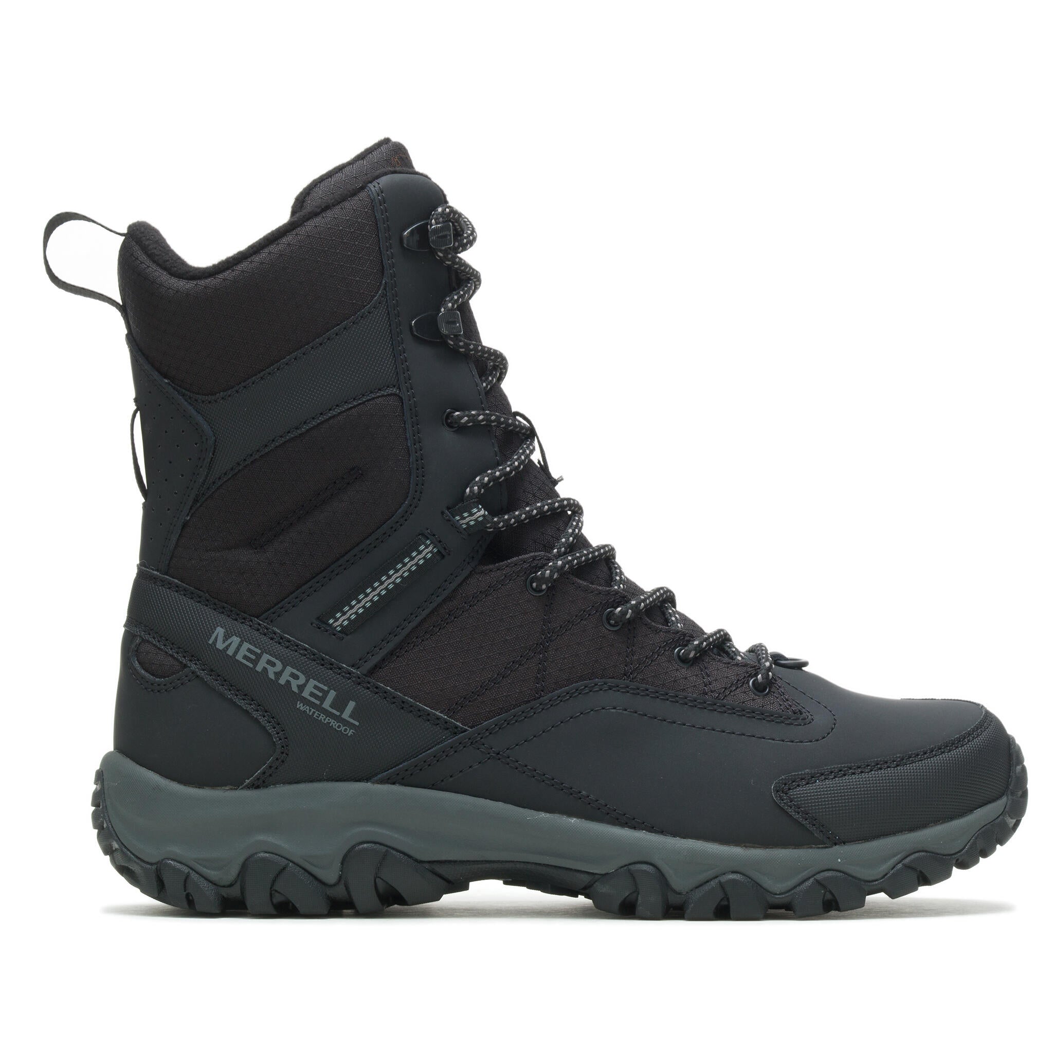 Merrell Thermo Akita Tall Mens Waterproof Boots - Black | Source for Sports