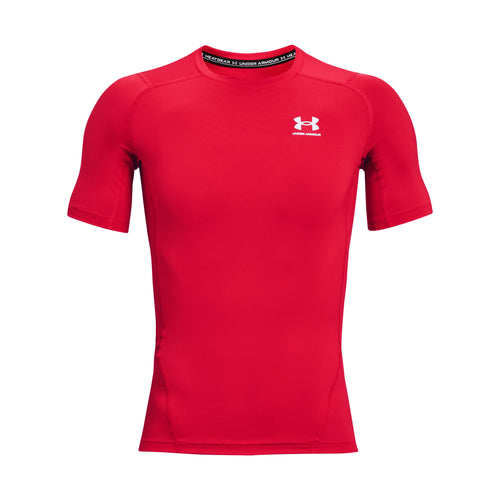 UA Men's HeatGear Armour Printed Short Sleeve Compression Shirt, Shirts -   Canada