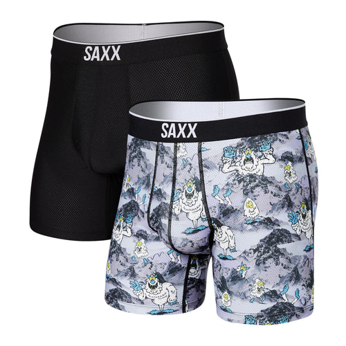 SAXX Bad Santas & Solid Black Volt 2-Pack Boxer Briefs – Patrick James