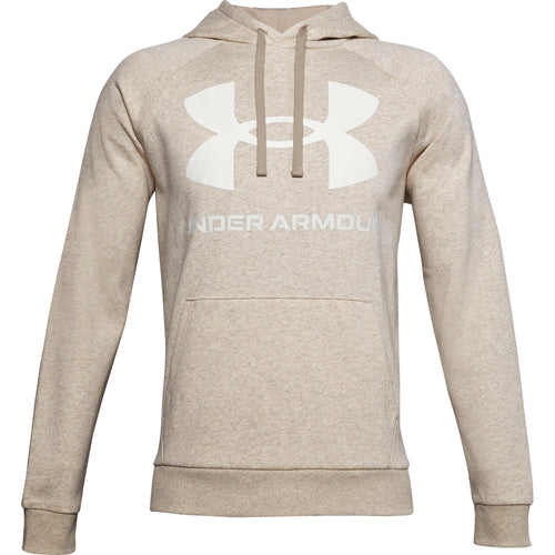  Under Armour Mens Rival Fleece Mountain Hoodie, (001) Black / /  Blaze Orange, Small : Clothing, Shoes & Jewelry